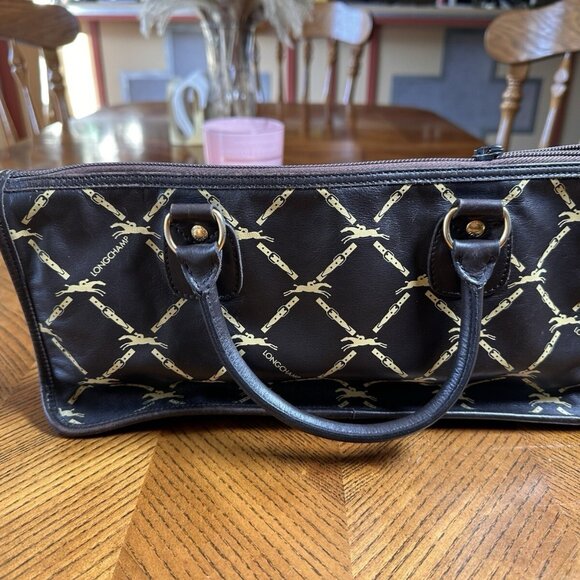 Longchamp Paris brown bag